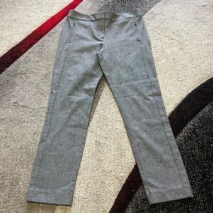 LOFT Gray High Waist Skinny Career Trouser Pants